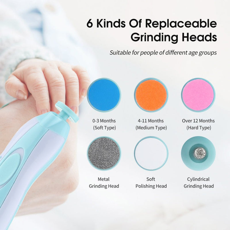 Baby Electric Nail Trimmer – Safe & Gentle for Newborns & Toddlers