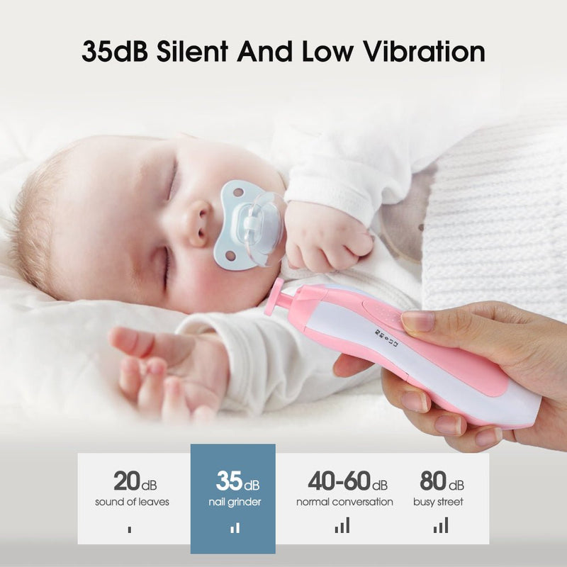 Baby Electric Nail Trimmer – Safe & Gentle for Newborns & Toddlers