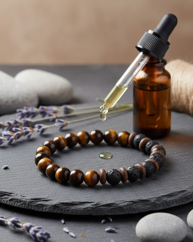 Natural Stone Beaded Bracelet