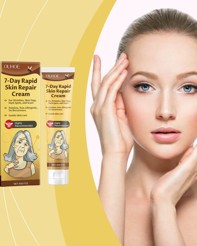 Ouhoe 7-Day Rapid Skin Repair Cream – Fades Wrinkles, Dark Spots & Scars