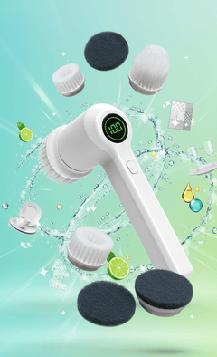 PureSpin Electric Handheld Scrubber – Effortless Cleaning for Kitchen & Bathroom